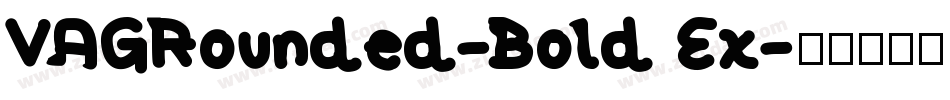 VAGRounded-Bold Ex字体转换